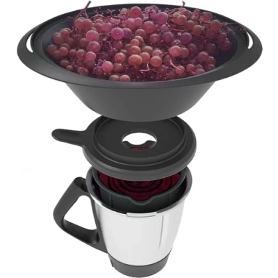 Immagine di Wundermix Inserto Estrattore di succo a vapore Simsafix® per Bimby (TM6, TM5, TM31 e TM Friend) Versatile nell&#039;uso