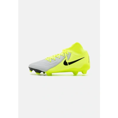 Immagine di Nike Performance Phantom LUNA II Academy FG/MG Scarpe da calcetto con tacchetti, Uomo, Taglia: 43, Metallic silver/black/volt Tessuto / sintetico