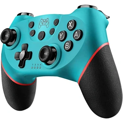 Immagine di Diswoe Controller per Switch, Wireless Pro Joystick Switch/Lite/OLED con Wake up, Vibrazione, Turbo, Regolabile, Gyro Axis