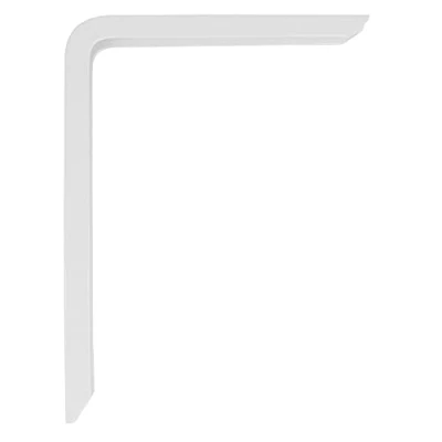 Immagine di Amig Staffa per mensole a muro Supporti Reggimensola Staffe in Alluminio Colore: Bianco Dimensioni: 350 x 200 Peso max: 45 kg