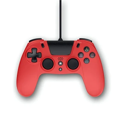Immagine di Gioteck Vx 4 Wired Controller (Sony PS4) Rosso Play 4, Gamepad Joystick Per PlayStation di Gioco con filo Joypad del Dualshock PS4 Slim/Pro