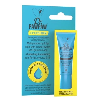 Immagine di Dr.PAWPAW balsamo per labbra e occhi, multiuso, idratante nutriente, naturale senza profumo labbra, occhi pelle, finitura di bellezza (8 ml)
