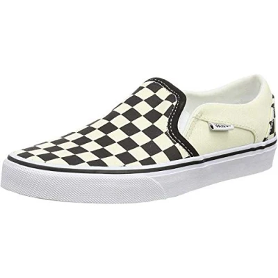 Immagine di Vans Asher, Scarpe da Ginnastica Donna, Checkerboard Black White, 36.5 EU