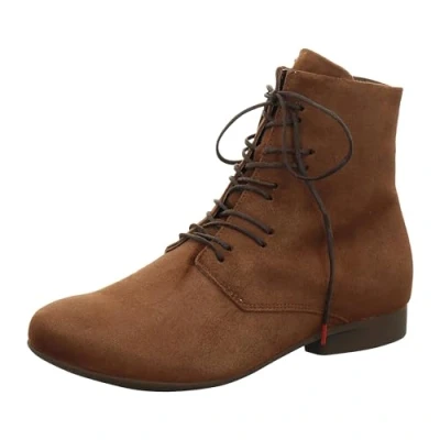 Immagine di Think! Guad2 Foderato in Pelle Sostenibile, Stivaletto Donna, 3000 Cioccolato, 38 EU