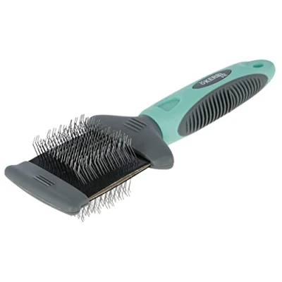 Immagine di Kerbl Pet Spazzola Soft Plug Doppia, con Testa Flessibile, 19x7 cm