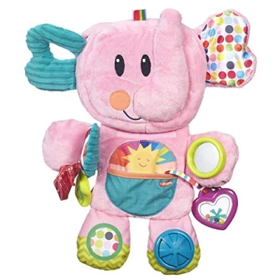 Immagine di Hasbro Playskool Fold &#039;n Go Busy Elephant Rosa, B4939F02, Esclusivo Amazon