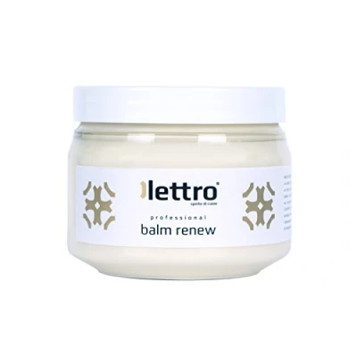 Immagine di Lettro Balm Renew, balsamo restauratore condizionatore e ravvivatore dei colori di qualitá per articoli in pelle, mobili, sedili dell’auto, scarpe selleria 200ml (Transparente/Neutro)