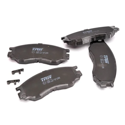 Immagine di TRW COTEC GDB1286 Kit pastiglie freno con segnalatore acustico usura accessori MITSUBISHI: L200 III Pick up, L400 / Space Gear Bus