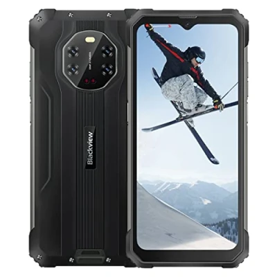 Immagine di Blackview Smartphone, infrangibile, BV8800, 6.58&#039;&#039; 90Hz FHD+, AI 50MP Quattro Telecamere Visione Notturna, Helio G96 8GB+128GB, Batteria 8380mAh, IP68 Telefono Cellulare Impermeabile Android 11, GPS