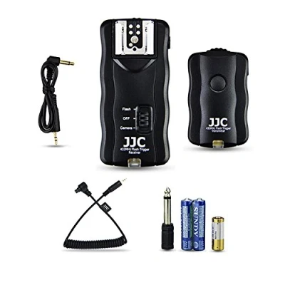 Immagine di JJC Flash Trigger Scatto remoto senza fili per Canon R5 5D Mark IV III II 6D 7D 1Dx 5Ds R 1D C X 1Ds N D60