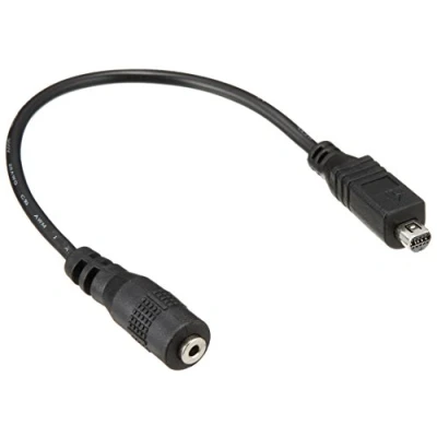 Immagine di Manfrotto 522AV, cavo adattatore LANC/AV R 10cm (Adattatore per stativo), Accessori treppiedi, Nero