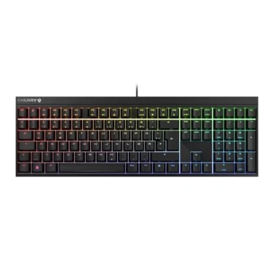 Immagine di CHERRY MX 2.0S, Tastiera Gaming con Filo Illuminazione RGB, Layout per la Germania (QWERTZ), Progettato in Germania, Interruttori originali BROWN, Nero