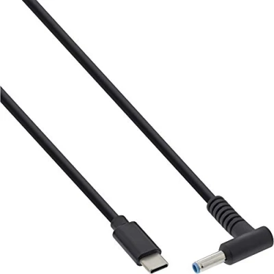 Immagine di InLine® Cavo di ricarica USB tipo C a HP (rotondo/piccolo) 2 m