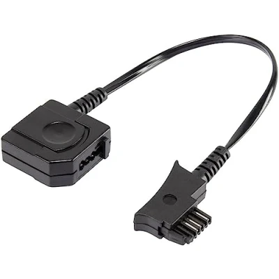 Immagine di Adattatore Telefono analogico Basetech [1x Spina TSS 1x Presa TAE N/F] 10.00 cm Nero