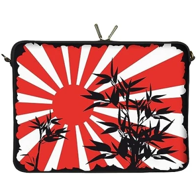 Immagine di Digittrade LS150 13 Bamboo MacBook Sleeve Laptop neopren case custodia portatile borsa involucro protettivo 39,6cm (13,3 pollice) rosso