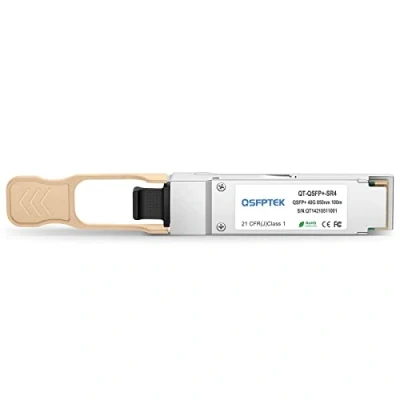 Immagine di QSFPTEK 40G QSFP+ Module MTP/MPO Multi Mode Transceiver 40GBASE SR4 for Cisco QSFP (850nm, 100m, with DDM)