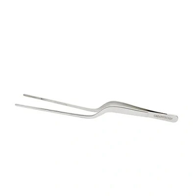 Immagine di CREATIVECHEF pinzette da cucina ergonomiche 20,3 cm per placcatura, fini, pinze chef, la riparazione di alimenti e riparazioni in acciaio inossidabile,