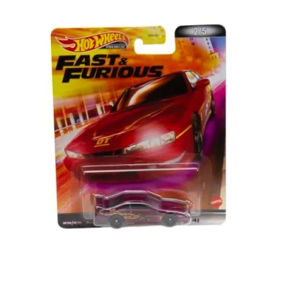 Immagine di Hot Wheels FAST AND FURIOUS Die Cast Modellino Auto NISSAN 240SX S14 scala 1/64 lunghezza 8cm HCP27
