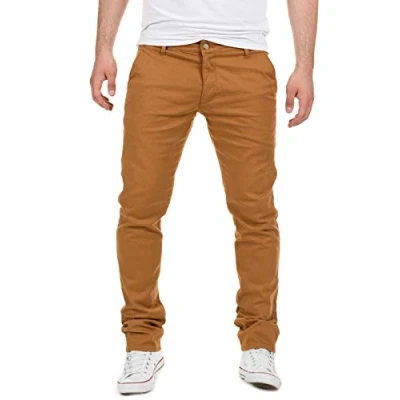 Immagine di Yazubi Pantaloni Chino da Uomo Dustin in Cotone Elasticizzato, Beige (Plaza Taupe 161105), W33/L30