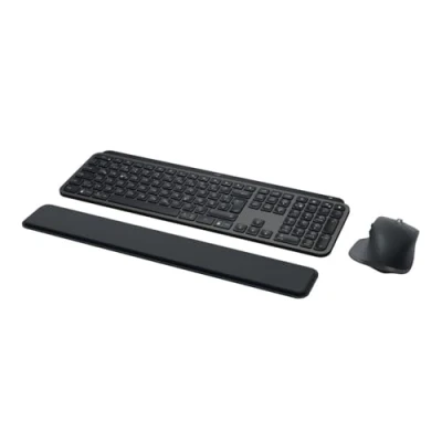 Immagine di Logitech MX Keys S Combo: Master 3S, &amp; Palm Rest Grafite, Layout Tedesco QWERTZ