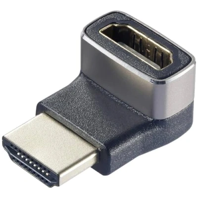 Immagine di SpeaKa Professional SP 11302012 Adattatore HDMI (1x spina 1x presa HDMI) (HDMI), dati + video, Nero, Argento