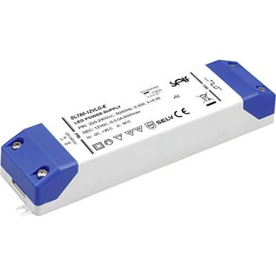 Immagine di Self Electronics SLT60 12VLG E Driver per LED Tensione costante 60 W 0 5 A 12.0 V/DC adatto mobili, non dimmerabile, Protezione sovraccarico,
