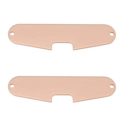 Immagine di VGOL 2 Pezzi Di Piastre Base Per Pickup Single Coil Chitarra Piastra Montaggio Al Ponte In Ferro Placcato Rame Compatibile Con Fender Stratocaster