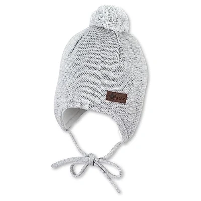Immagine di Sterntaler Strickmütze Cappello a Cuffia, Mel d39argento, 49 Unisex Bimbi