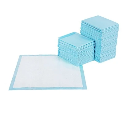 Immagine di Feandrea Tappetini per Addestramento di Cani, Assorbenti Cuccioli, 5 Strati a Prova Perdite, Superficie ad Asciugatura Rapida, M 60 x cm, Pacco da 100 Pezzi, Blu e Bianco PTD60B
