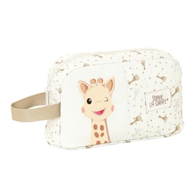 Immagine di SOPHIE LA GIRAFE COOKIE Porta Colazioni Termiche, Portatodo, Qualità e Massima Resistenza, Cibo, Ricreo, 21,5 x 6,5 12 cm, Colore beige, Estándar, Casual