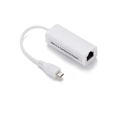 Immagine di scheda adattatore LAN di rete RJ45 da USB 2.0 a Ethernet 10/100 m per madre Zero 1.3 / W, tablet