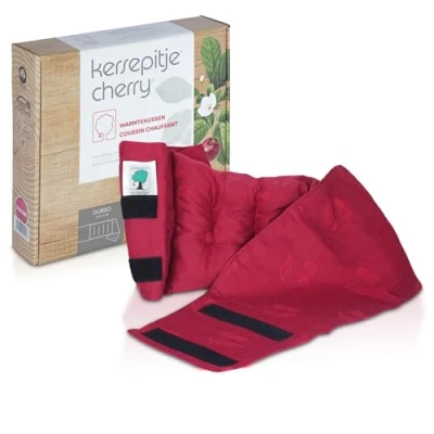 Immagine di Kersepitje® Dorso Cuscino in noccioli di ciliegia con velcro, l&#039;unico originale, 17 x 120 cm