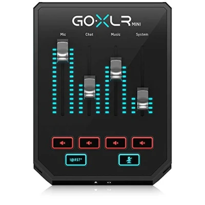 Immagine di TC Helicon GO XLR MINI Online Broadcast Mixer with Usb/Audio Interface and Midas Preamp