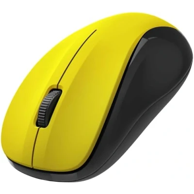 Immagine di Hama mouse senza fili (3 tasti, 2,4 GHz, 1200 dpi, ottico wireless, per computer portatile/PC/notebook, silenzioso, batteria destrorsi, mancini, ricevitore USB, colore: giallo