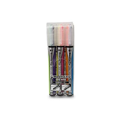 Immagine di Kokuyo Beetle tip Dual color evidenziatore, pacchi (pm l303 3S)