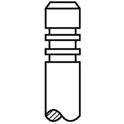 Immagine di AE V94961 valvola di Scarico 23,4 stelo cromato, Sede stellitata, Terminale temprato CITROËN: C2 Hatchback, C3 II