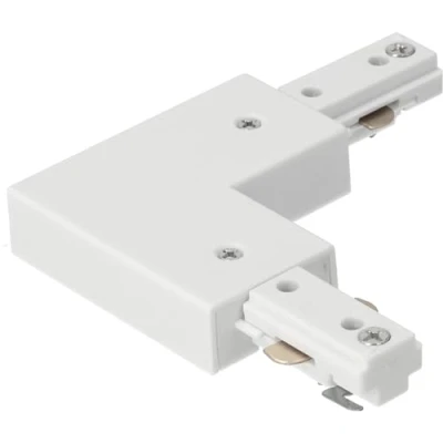 Immagine di EDO Connettore Tipo L per Sistema a Binario MEVA PRO Monofase 800W 10A 110 265 V AC Sistemi di illuminazione Alimentazione Bianco