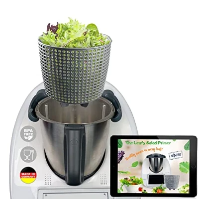 Immagine di Centrifuga Bimby TM6 per insalata di MixFino Accessori TM5 Finalmente puoi asciugare la lattuga con il tuo