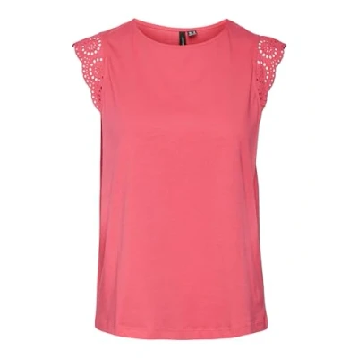 Immagine di VERO MODA Vmemily SL Gathering Top Jrs Noos, Raspberry Sorbet, XL Donna