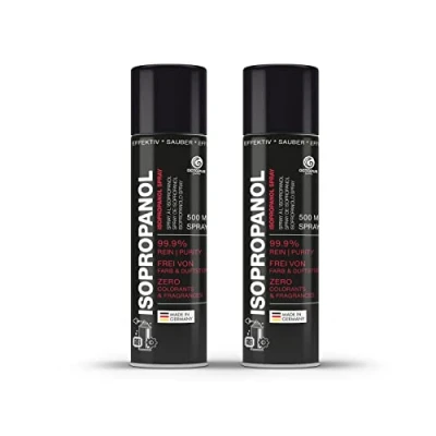 Immagine di 2 X OCTOPUS isopropanolo spray, alcool detergente IPA in pratica bomboletta spray 500 ml