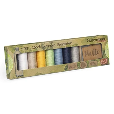 Immagine di Gütermann Creativ Filo Impostato, Polyester, Multicolore, 100m, 800 unità