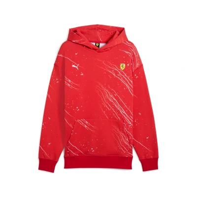 Immagine di Puma Scuderia Ferrari HP RACE Splash Felpa con cappuccio, Uomo, Taglia: Large, Rosso corsa