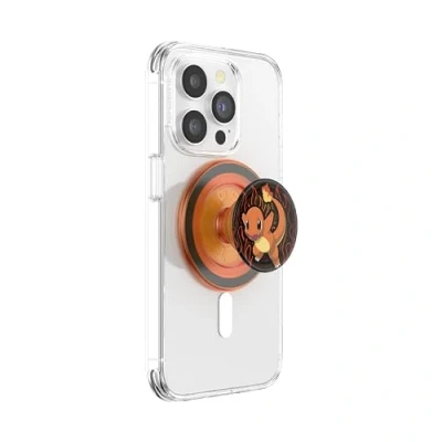 Immagine di PopSockets: PopGrip Round per MagSafe Anello Adattatore Incluso Supporto e Impugnatura Telefoni Cellulari Custodia con un Top Intercambiabile Pokémon Charmander Flame