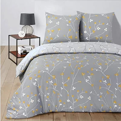 Immagine di VISION Parure copripiumino reversibile Freya 200 x cm con 2 federe assortite 65 100% cotone