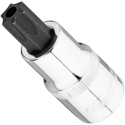 Immagine di VIGOR V7055 T55H Profilo TH Inserto giravite 1 pezzo Quadrata , 1/2 (12.5 mm)