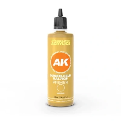 Immagine di AK AK11245 Dunkelgelb RAL 7028 dark yellow surface Primer (100ml) 3GEN