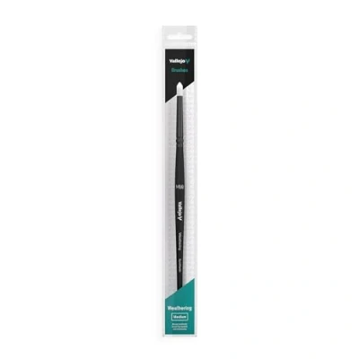 Immagine di Vallejo Weathering B08002 Round Synthetic Brush Medium (6)