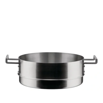 Immagine di Alessi Convivio DC307 Cestello per Cotture al Vapore di Design, in Acciaio Inossidabile 18/10 e Manici con Rivestimento PVD, Satinato