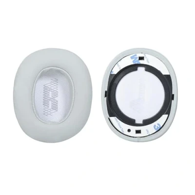Immagine di INF 1 paio di cuscinetti auricolari ricambio per JBL E55BT, materiale in pelle proteica, riducono il fastidioso rumore esterno, mantengono la qualità del suono originale