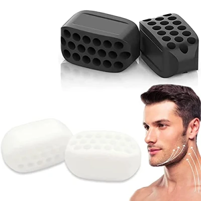 Immagine di 4 Pezzi Jaw Liner Trainer, Jawline Trainer Dispositivo di Rinforzo del Collo Viso Strumento Masticazione per Rafforzare e Stringere Mascelle Donne Uomini